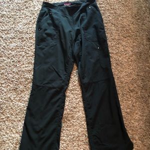 Purple Label Yoga Scrub Pants, Size Small